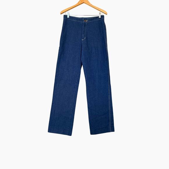 VTG 80s Le Roche Jeans Womens 30x32 10 Straight Leg High Rise Denim Preppy 24KT - Picture 1 of 8